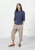Melange Waffle Top